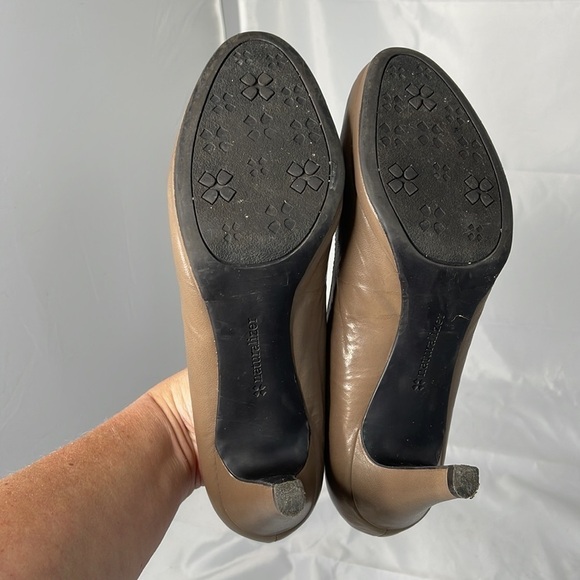 NATURALIZER Lennox Taupe Tan Leather Pump Heels N5 Cushion Insole Neutral Size 9 - Picture 7 of 11